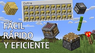 Como hacer una GRANJA DE MADERA AUTOMATICA en MINECRAFT 121 AFK  Dnbcg18 [upl. by Launamme50]