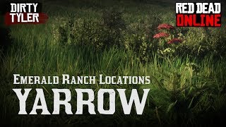 Yarrow Emerald Ranch Locations Red Dead Redemption 2 Online RDR2 [upl. by Calla]