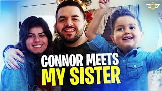 CONNOR MEETS MY SISTER WE YELLED AT HER Fortnite Battle Royale [upl. by Matthaus]