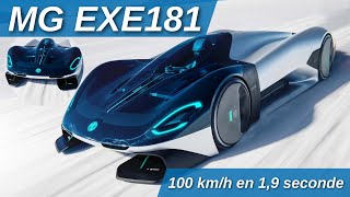 MG EXE181  lhypercar électrique qui atteint 100 kmh en 19 seconde [upl. by Hplodnar]