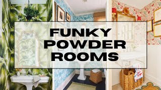 Gorgeous Bold Powder Rooms Youll Want To Copy  Home Decor 101 [upl. by Teerell788]