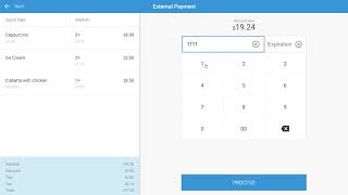 Process an External Payment  eHopper POS [upl. by Rubie]