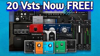 20 VST Plugins By Plugin Alliance Are Now FREE Mixing Mastering amp Music Production  Review Demo [upl. by Arta]