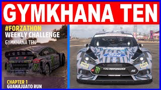 Forza Horizon 5 GYMKHANA TEN Forzathon Weekly Challenge 2016 Hoonigan GYMKHANA 10 Ford Focus RS RX [upl. by Naltiak]