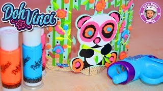 Dohvinci Popups Aufsteller PANDA  süße Deko zum selber machen DIY Knetmasse PlayDoh [upl. by Vaish]