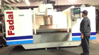 FADAL VMC 6030 CNC VERTICAL MACHINING CENTER [upl. by Alexandre339]