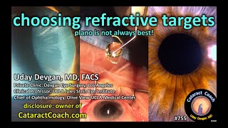 choosing refractive targets in cataract surgery [upl. by Cannell]