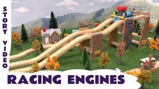 Thomas And Friends Wooden Racing Track Story [upl. by Senilec936]