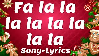 Falalalala song with Lyrics  Deck the Halls with Lyrics Christmas song  Carol song [upl. by Yodlem966]