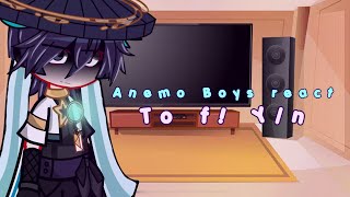 Anemo Boys react to F Yn as Shinobu [upl. by Noiro129]