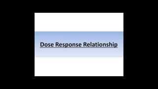 quotDose Response Relationshipquot Explained in a Simple Way [upl. by Iolande]