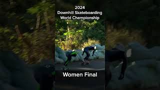 2024 Downhill Skateboarding World Championship  Women Final [upl. by Etz864]