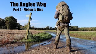 The Angles Way Long Distance Trail Part 4  Flixton to Diss Hike and Wild Camp [upl. by Eenad]