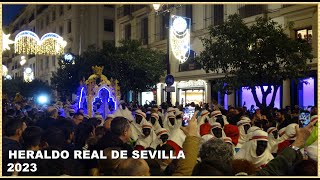 4K  HERALDO REAL DE SEVILLA 2023 AM VIRGEN DE LOS REYES [upl. by Merry]