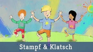 Stampf und Klatsch Animiertes Tanzvideo  Lichterkinder  Kinderlieder  Bewegungslieder [upl. by Airt890]