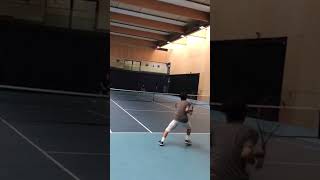 1 handed backhand vs double handed tennis [upl. by Mathia]