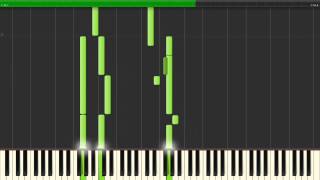 Pokemon X amp Y  Coumarine City Theme Piano Arrangement Synthesia [upl. by Neret302]