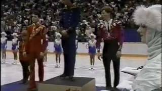 Mens Award Ceremony  1988 Calgary Figure Skating Mens Long Program US ABC [upl. by Sanders]