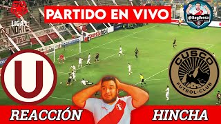 ¡PUNTA CREMA🔴UNIVERSITARIO 10 CUSCO🔴 EN VIVO🔴Reaccion Hincha [upl. by Aehsrop]