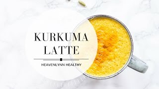 Kurkuma Latte Goldene Milch  Heavenlynn Healthy [upl. by Ajidahk]