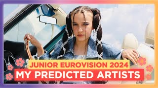 🇪🇸 Junior Eurovision Song Contest 2024 • My Prediction Of The Artists [upl. by Casteel]