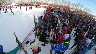 American Birkebeiner Start Timelapse 2018 [upl. by Eisej]