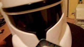 Clone Trooper Voice Changer Helmet Review [upl. by Rhynd]