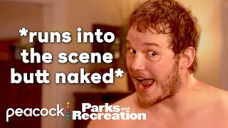 Best of improvised moments where the actors went OFF  Parks and Recreation [upl. by Letch463]