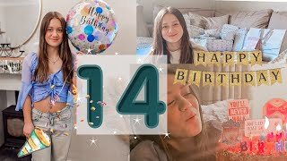 LEXIES 14th BIRTHDAY OPENING HER BIRTHDAY PRESENTS  BIRTHDAY VLOG [upl. by Einnaj]