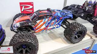 Traxxas  Hoeco präsentierten den neuen ERevo auf der Spielwarenmesse 2018 in Nürnberg [upl. by Ybok]