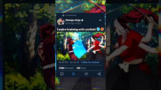 Tanjiro training with yoriichi bot🥶🥵 videoviral shorts🥶🐐 [upl. by Otilopih77]