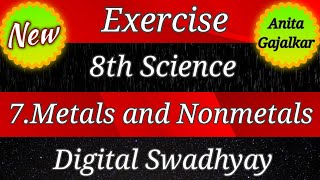 8th science chapter 7 question answer । 7 metals and nonmetals class 8 ।metals and nonmetals class 8 [upl. by Ena844]