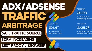 AdX amp Adsense Arbitrage Complete Course 🔥 Safe Traffic Source  ECPM Method 🔥 Earn 100 Daily [upl. by Whitnell]