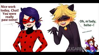 【Miraculous Ladybug Comic Dubs】Love Confessions Puns and Reveals [upl. by Wun]