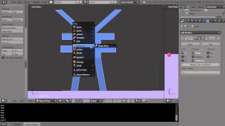 Blender Tutorial  Mirror Modifier for Objects and Bones [upl. by Martens257]