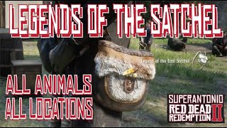 Crafting The Legend of The East Satchel With Locations in Red Dead Redemption 2 [upl. by Etnomed]