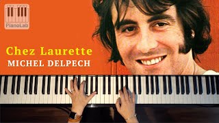 Chez Laurette  Michel Delpech  Piano cover [upl. by Delorenzo207]