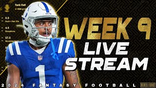 Week 9 Live Stream QampA  2024 Fantasy Football [upl. by Conti]