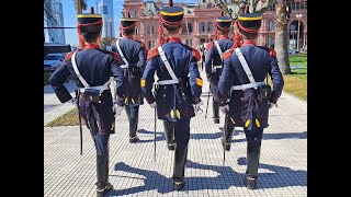 Cambio de Guardia Completo Regimiento de Granaderos a Caballo [upl. by Ahsil]