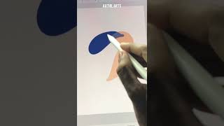 Apple logo animation using procreate on ipad  procreate animation [upl. by Mcclimans]