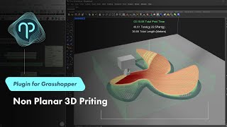 NonPlanaR3D Tutorial  Non Planar 3D printing algorithm for Grasshopper [upl. by Clercq152]