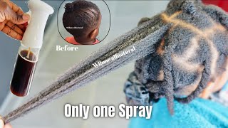 In Just 2 Weeks Her hair GREW LIKE WEED How to make the Spray for fast Growth [upl. by Atikehs]