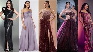 Very beautiful Western design party wear dressesFull glamour Bollywood Western partywear collection [upl. by Rillings]