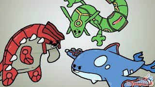 Rayquaza Groudon and Kyogre in a Nutshell [upl. by Dory]