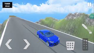 car vs jumping road car vs road best game gameplay sub my CHINALL video carspeed [upl. by Nifares]