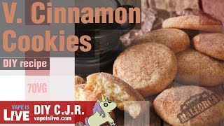 VANILLA amp CINNAMON COOKIES DIY EJuice Recipe [upl. by Llevra8]