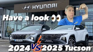 2024 Vs 2025 Tucson detailed comparison on interior and exterior [upl. by Sweyn]