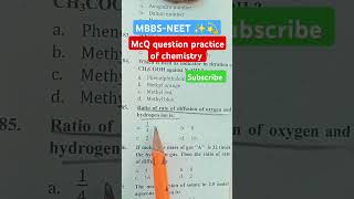 McQ question practice of chemistry chemistry McQviralvideo examquestion neet mbbsstudnets mcq [upl. by Norok185]