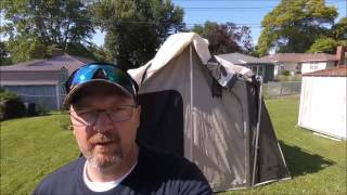 Review Kodiak Canvas Tent  First time unbox  set up  SIMPLE REVIEW [upl. by Carin]