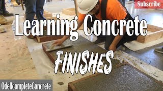 Beginners Learn How to Finish Concrete Decorative Concrete DIY [upl. by Aihset981]